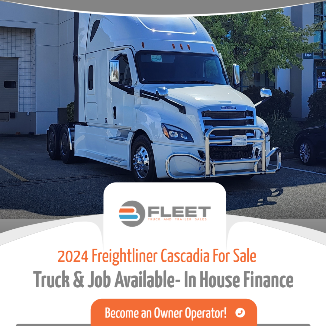 2024 Freightliner Cascadia Fleet Truck and trailer sales